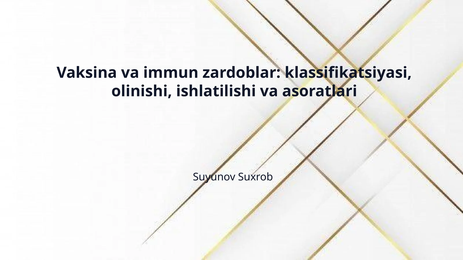 Vaksina va immun zardoblar: klassifikatsiyasi, olinishi, ishlatilishi va asoratlari