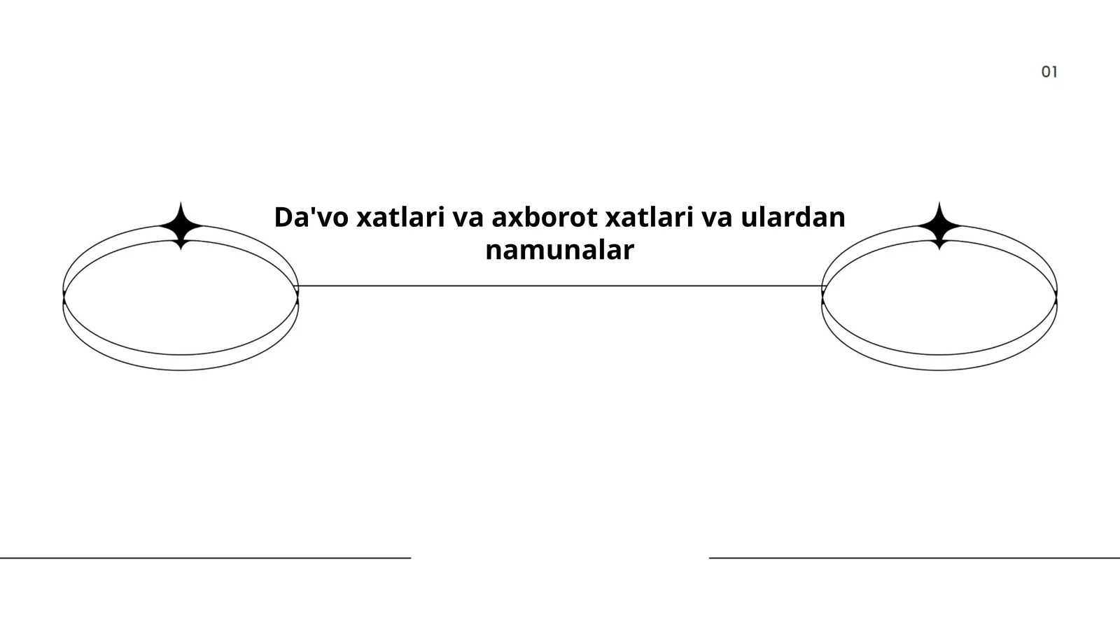 Da'vo xatlari va axborot xatlari va ulardan namunalar