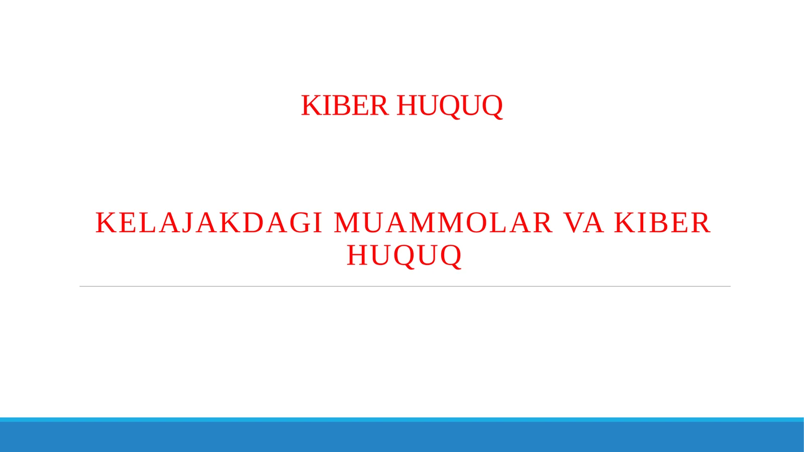 KIBER HUQUQ