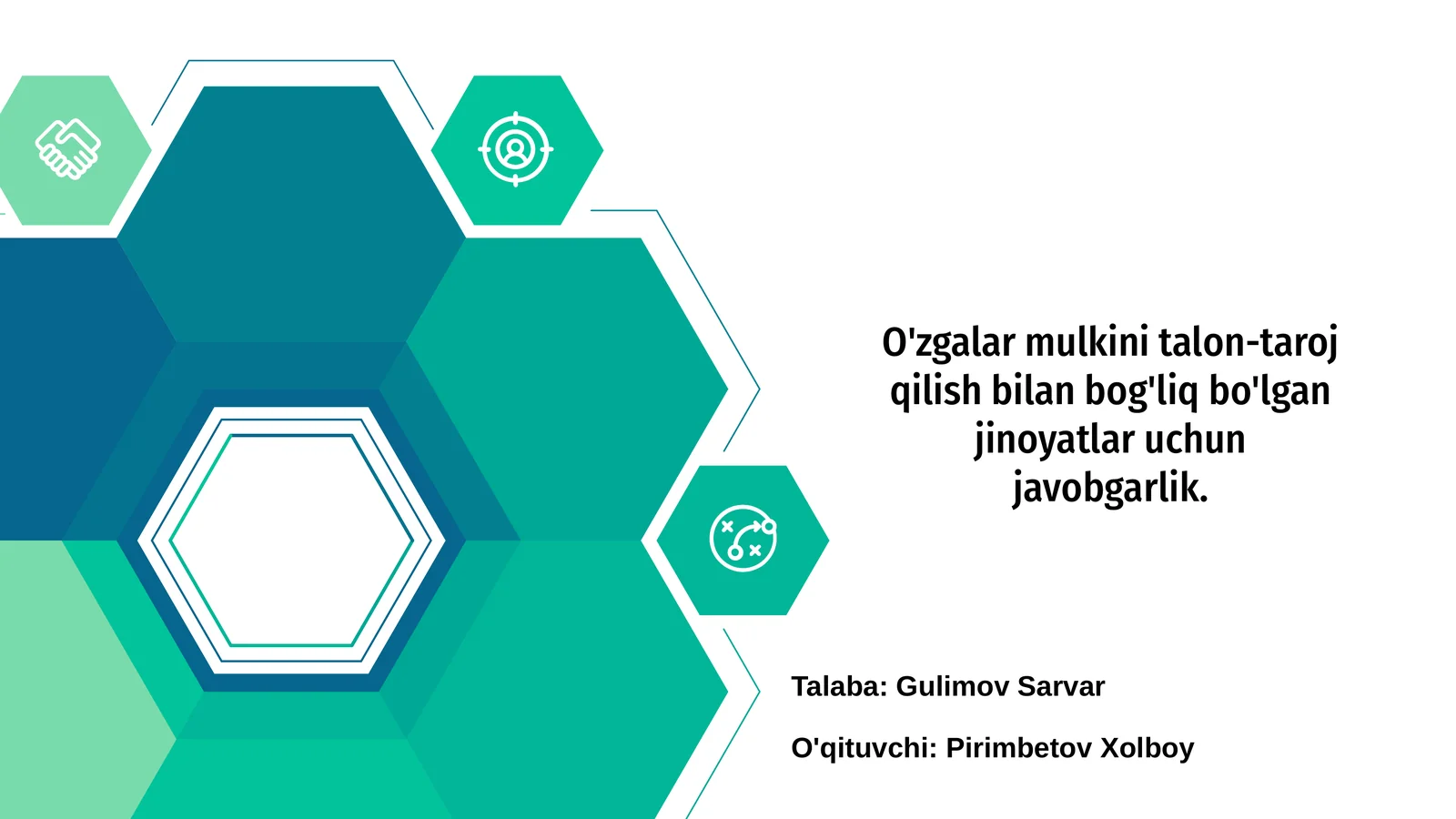 Jinoyat tushunchasi va tasnifi