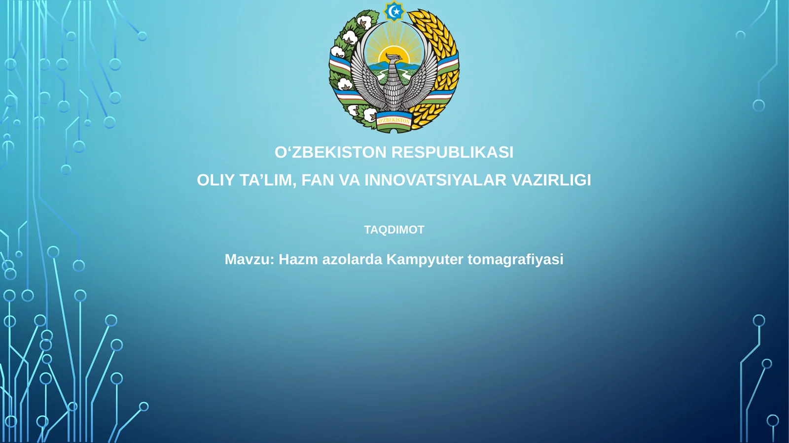 Hazmazolarda Kampyuter tomografiyasi