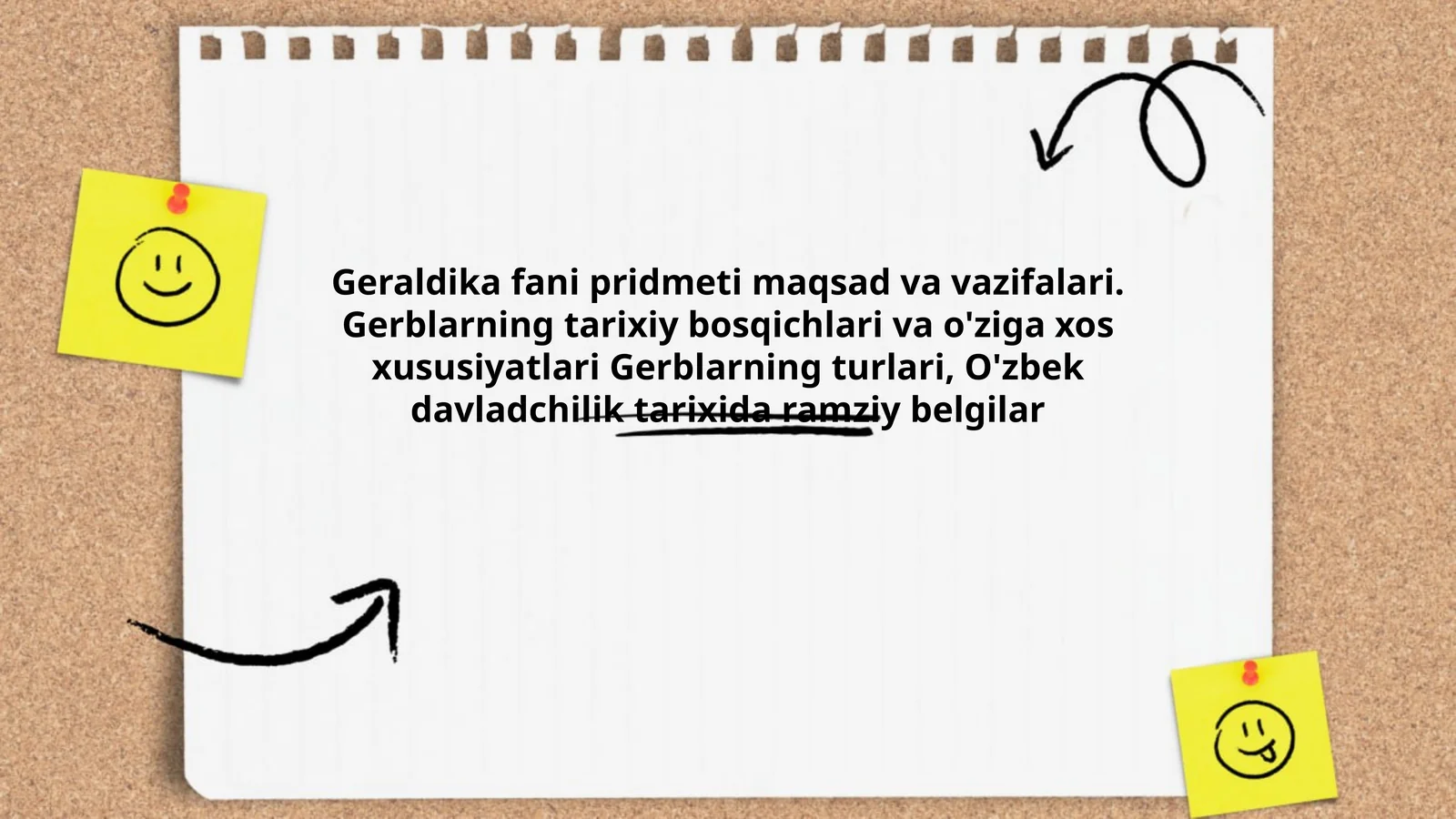 Geraldika fani pridmeti maqsad va vazifalari