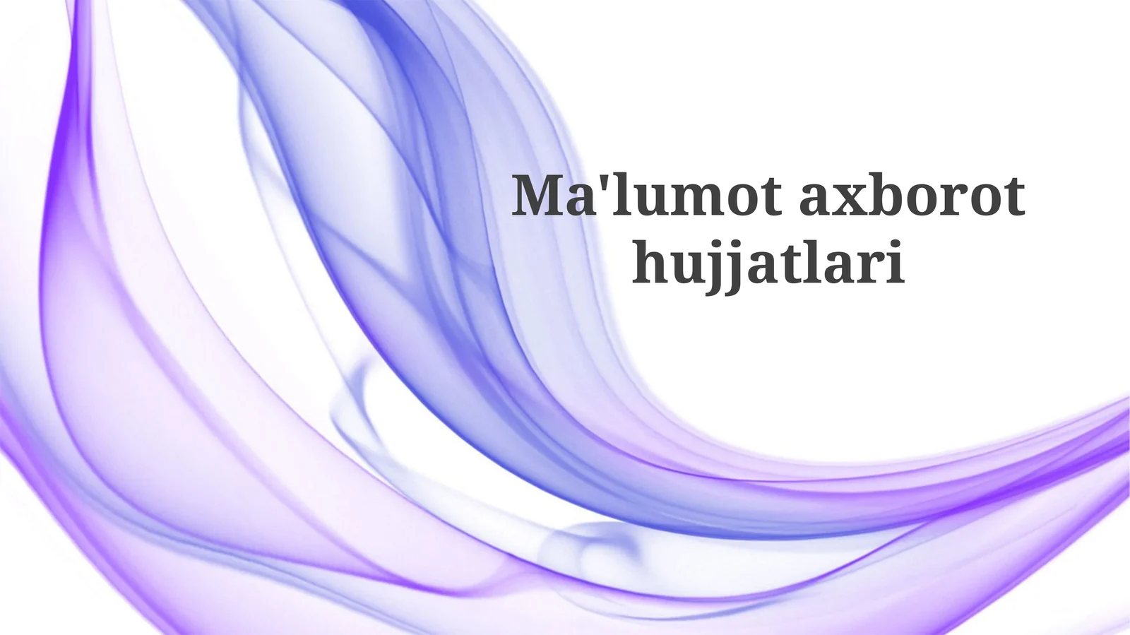 Ma'lumotaxborothujjatlari