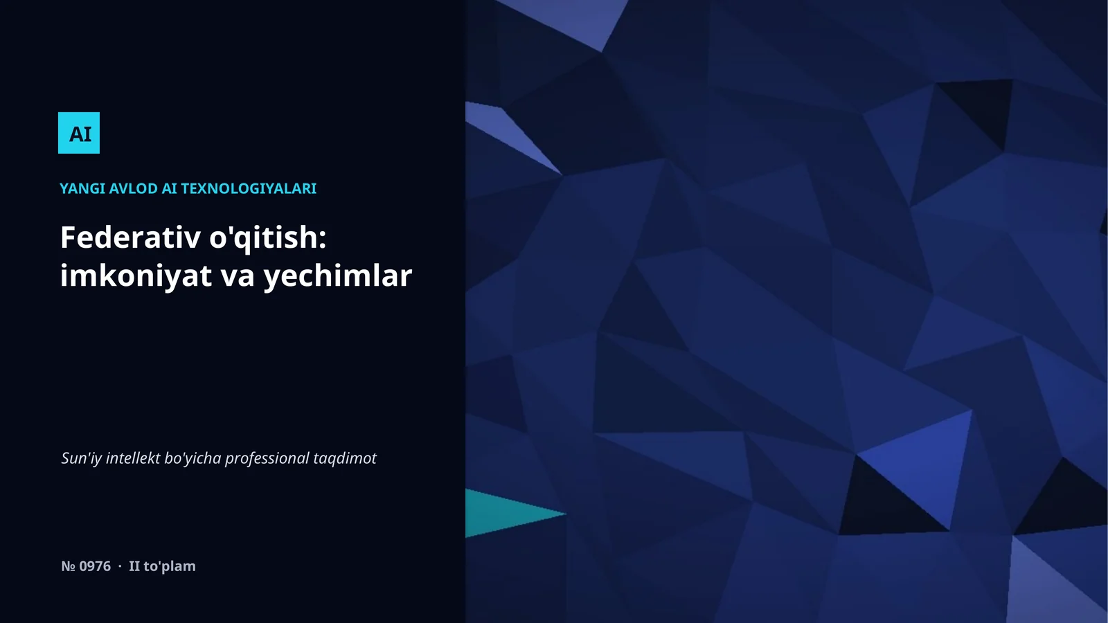 Yangi Avlod AI Texnologiyalari