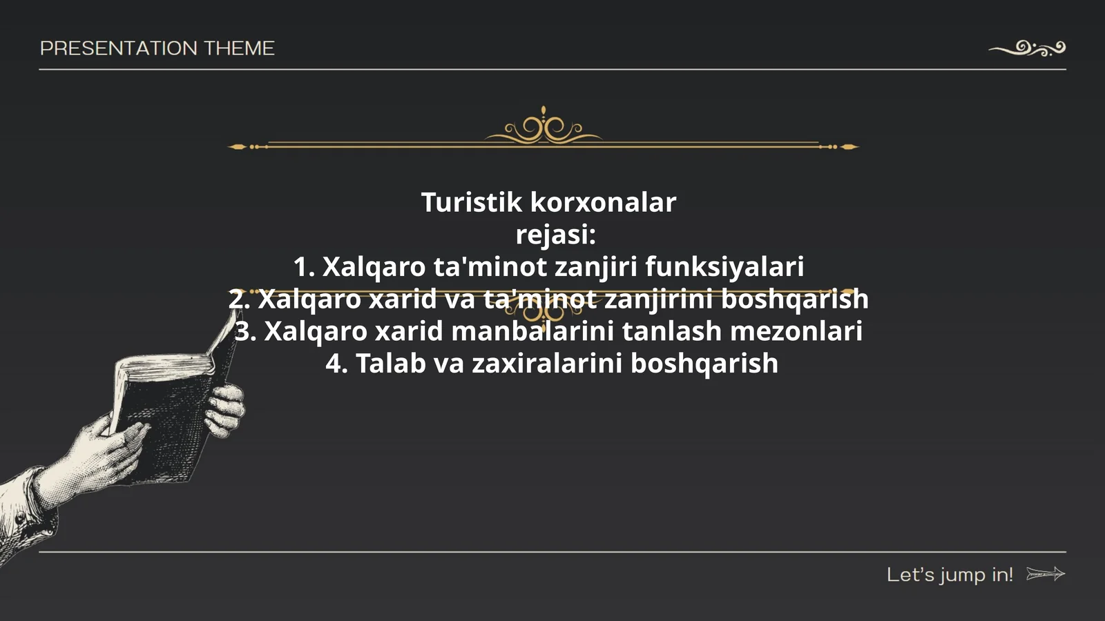Turistik korxonalar rejasi