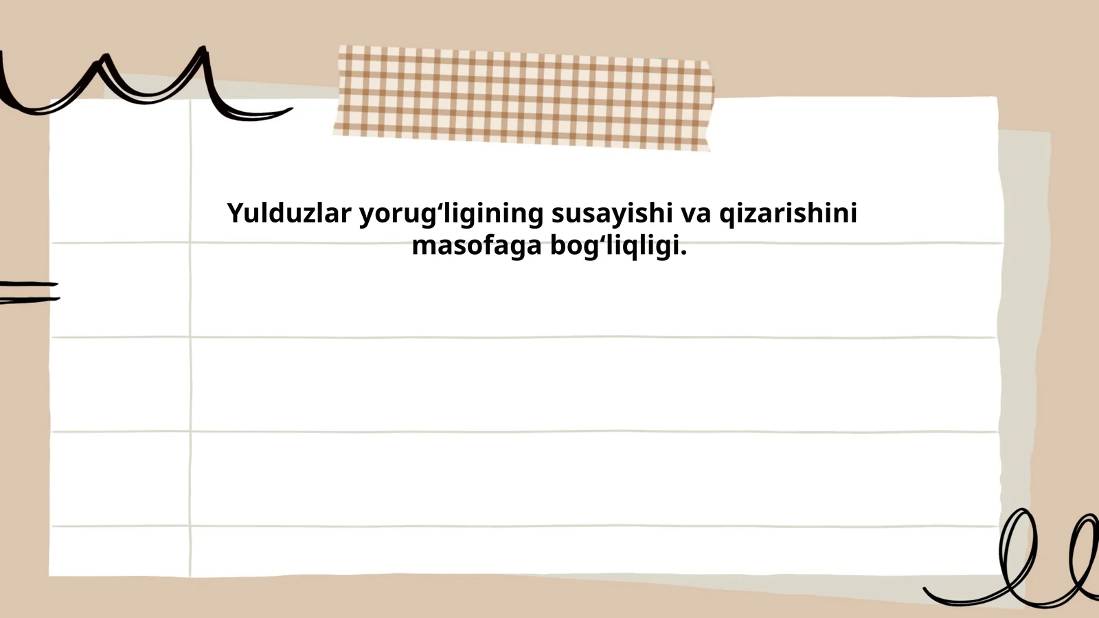 Yulduzlar Yorug'ligining Susayishi va Qizarishi