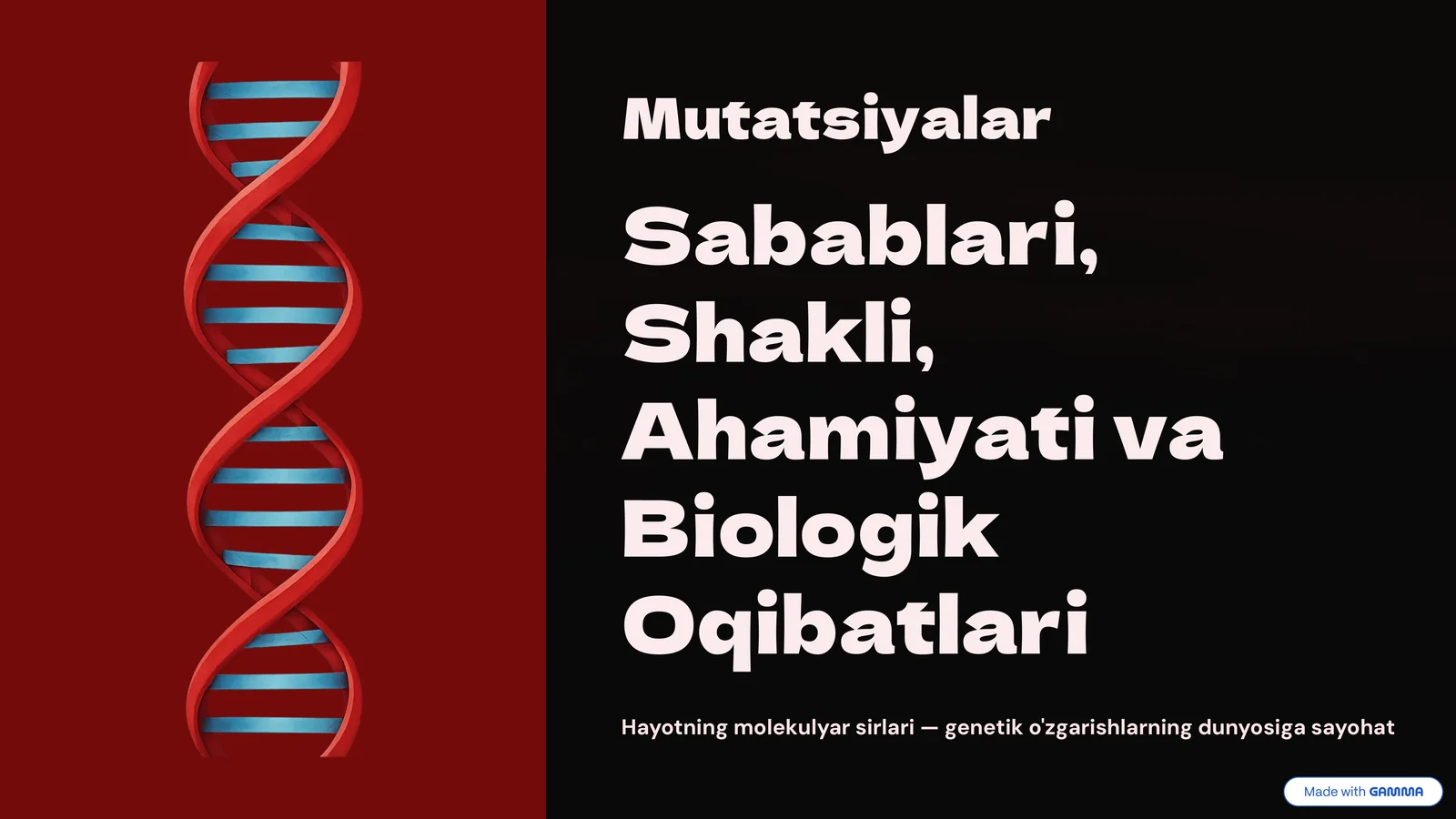 Mutatsiyalar