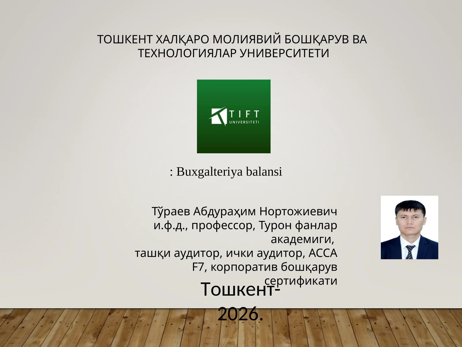 Buxgalteriya balansi
