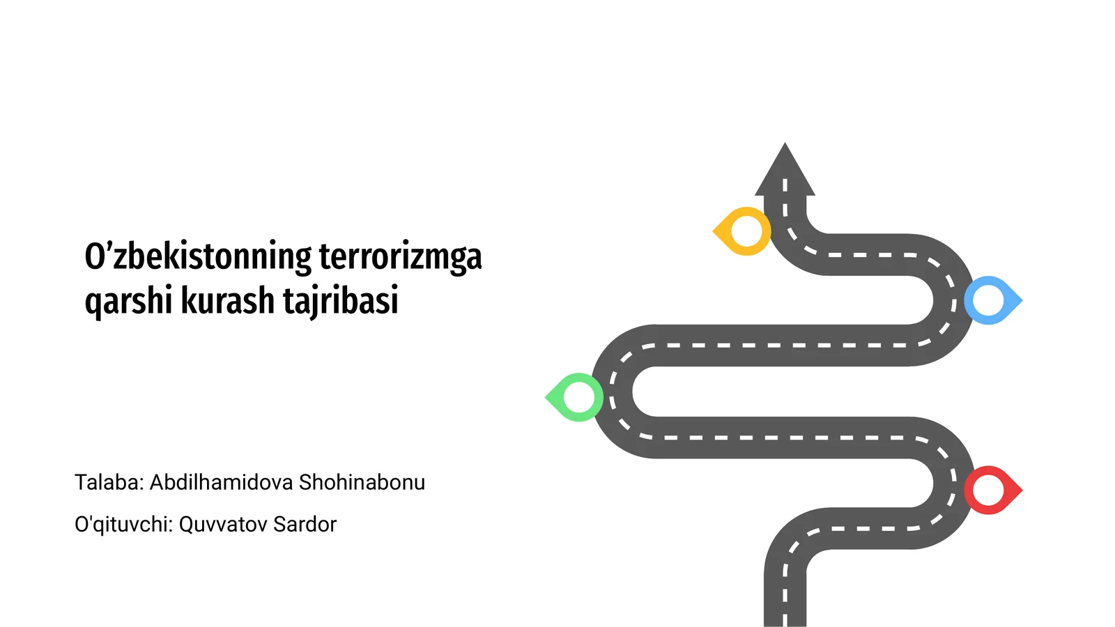 O’zbekistonning terrorizmga qarshi kurash tajribasi