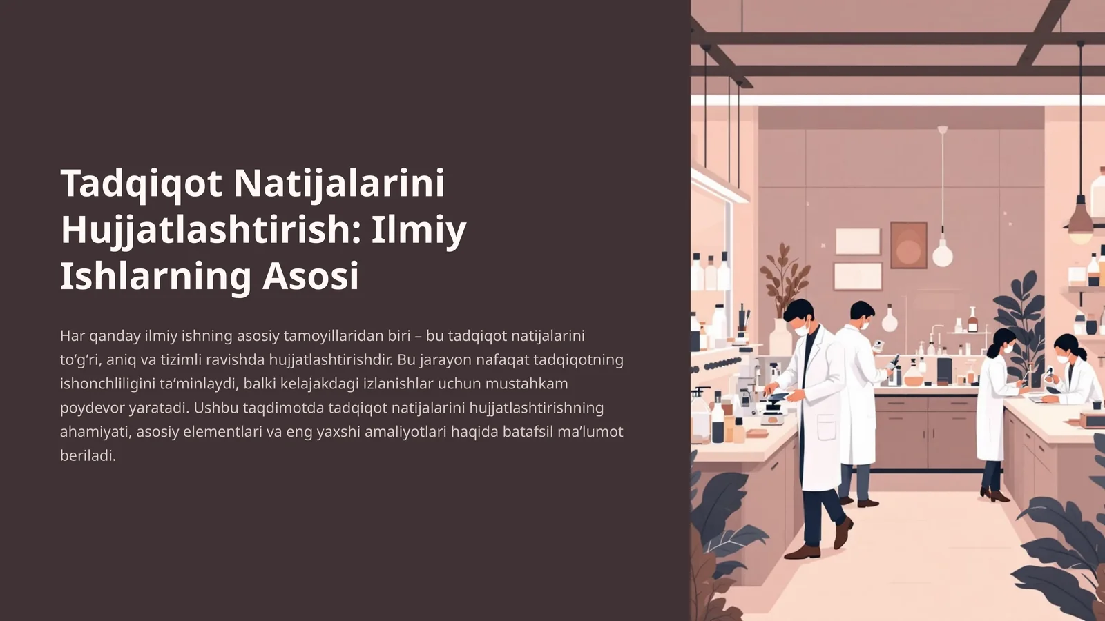 Tadqiqot Natijalarini Hujjatlashtirish: Ilmiy Ishlarning Asosi
