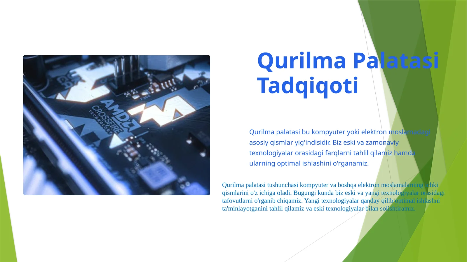 Qurilma Palatasi Tadqiqoti