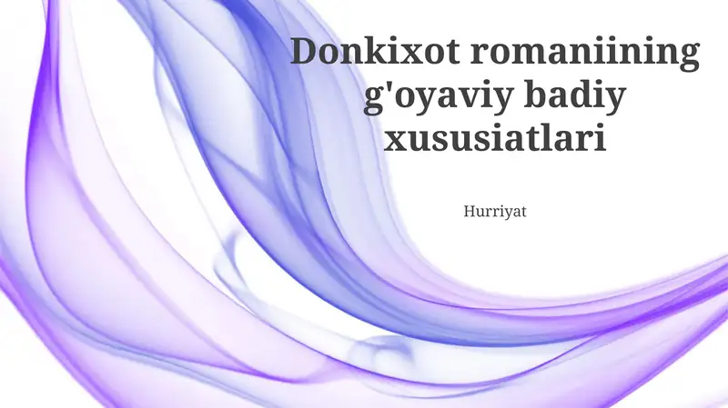 Don Kixot romani