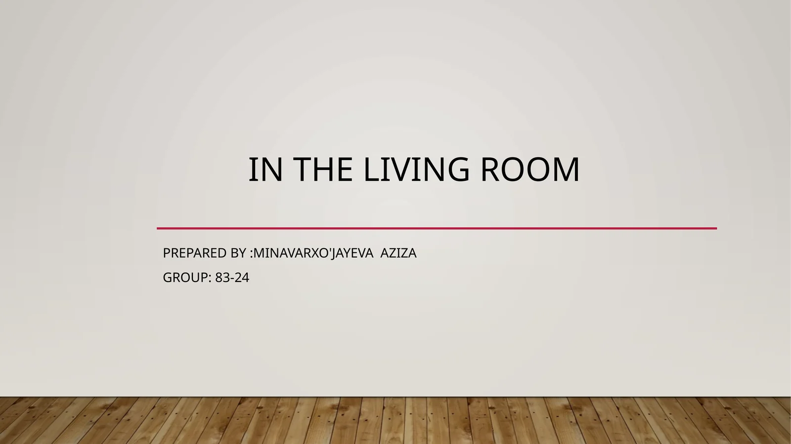 Collocation used for living room