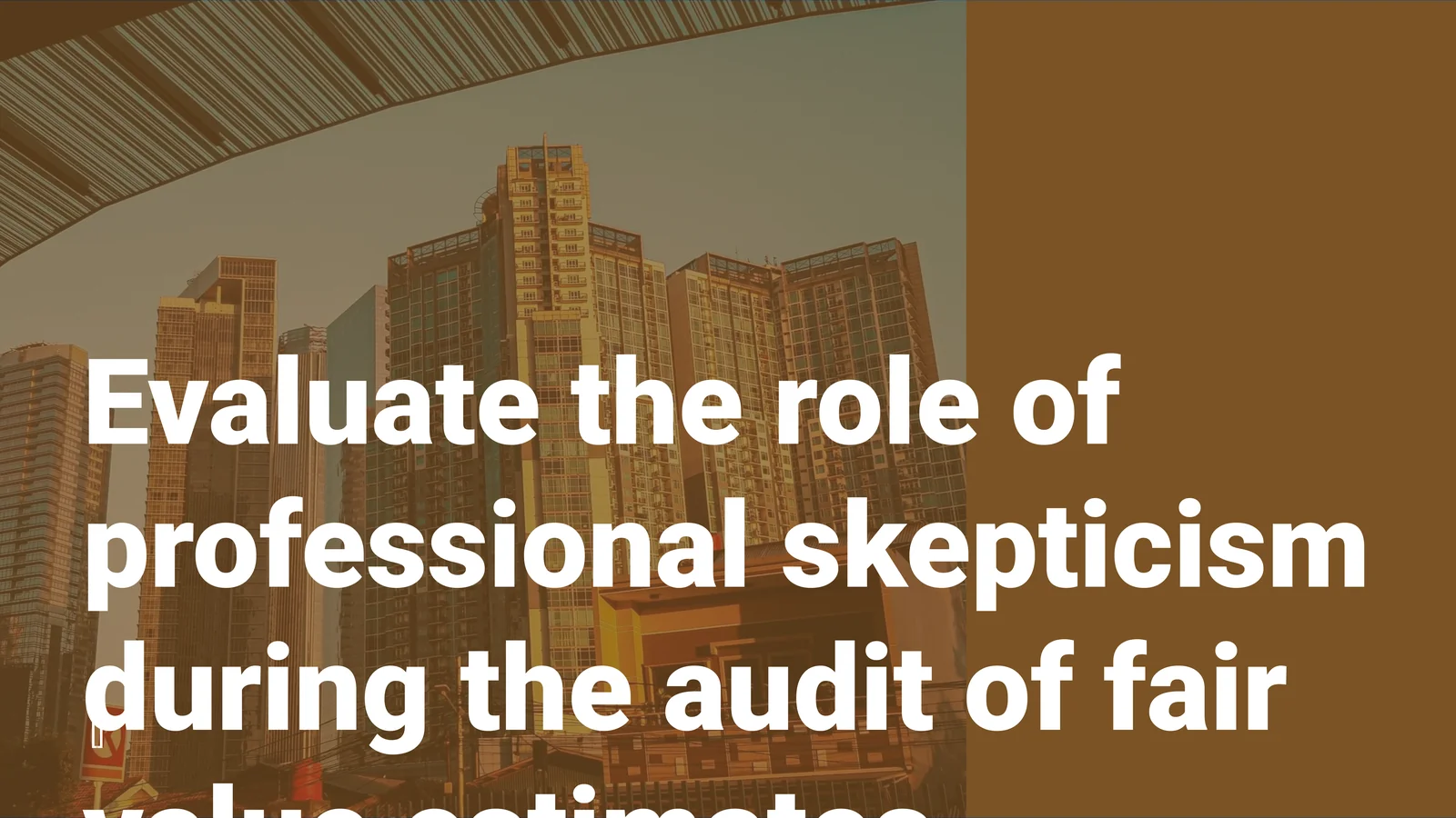 Professional Skepticism in Auditing