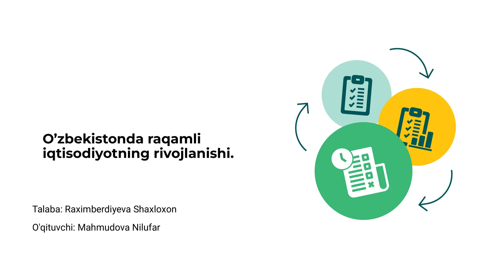 Raqamli Iqtisodiyotning Rivojlanishi