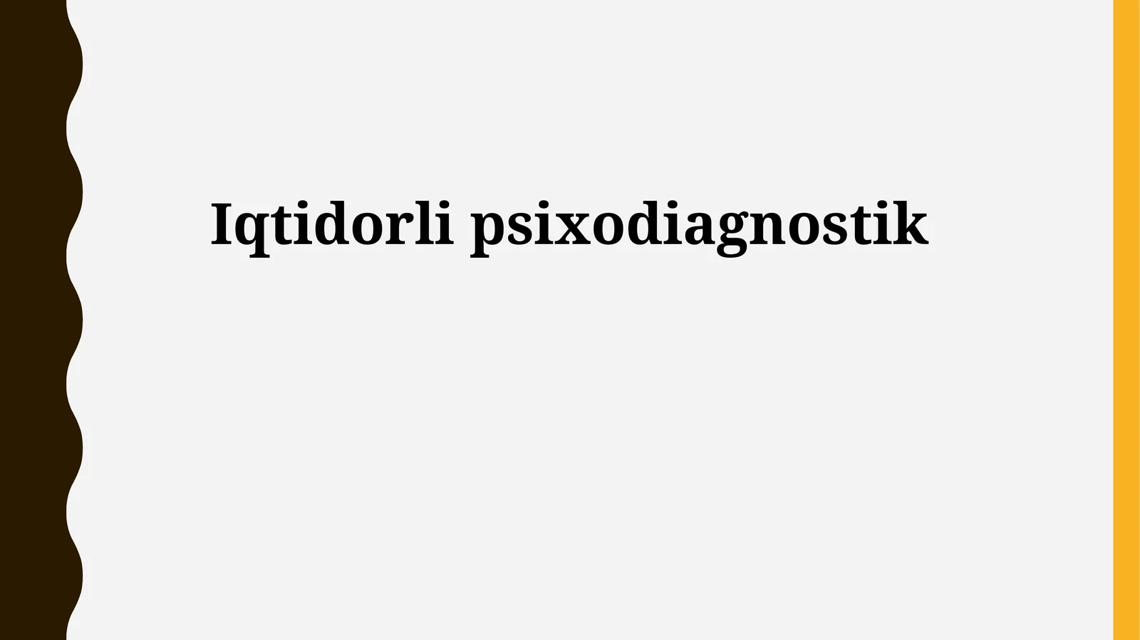 Iqtidorli psixodiagnostik