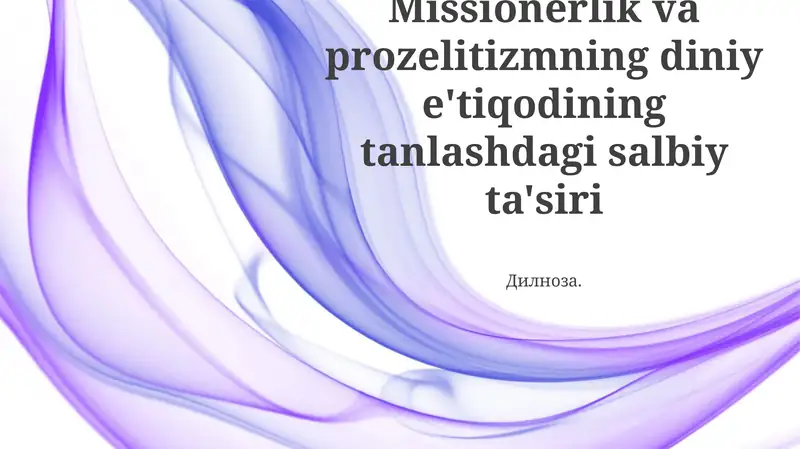 Mahalliy e'tiqodlarni zaiflashtirish