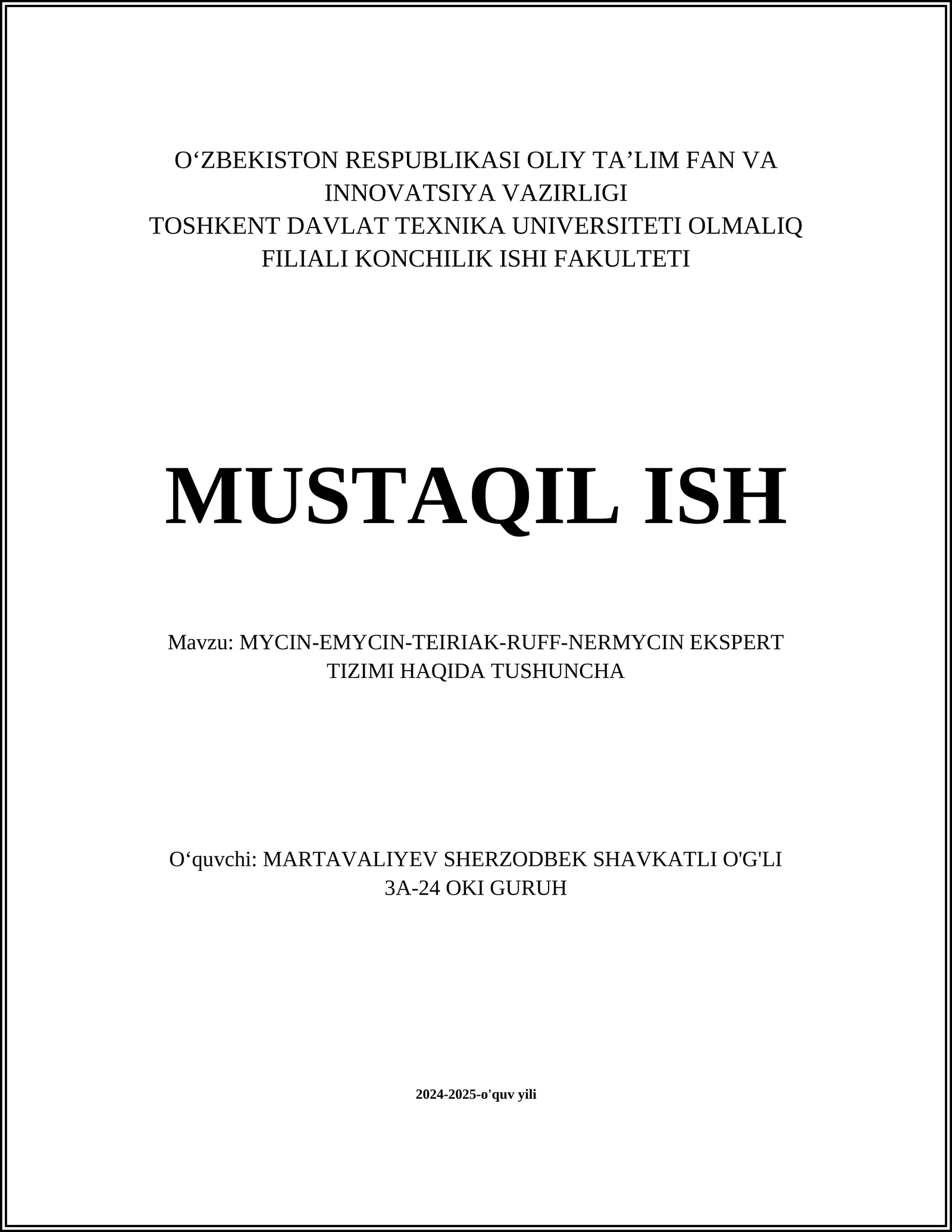 MYCIN-EMYCIN-TEIRIAK-RUFF-NERMYCIN EKSPERT TIZIMI