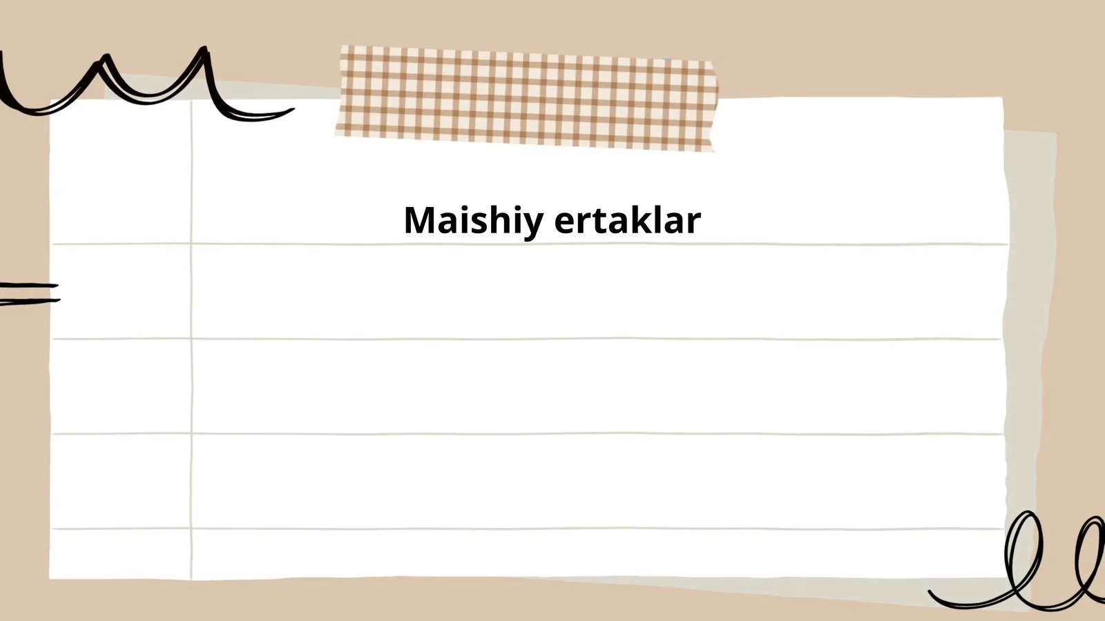 Maishiy ertaklar