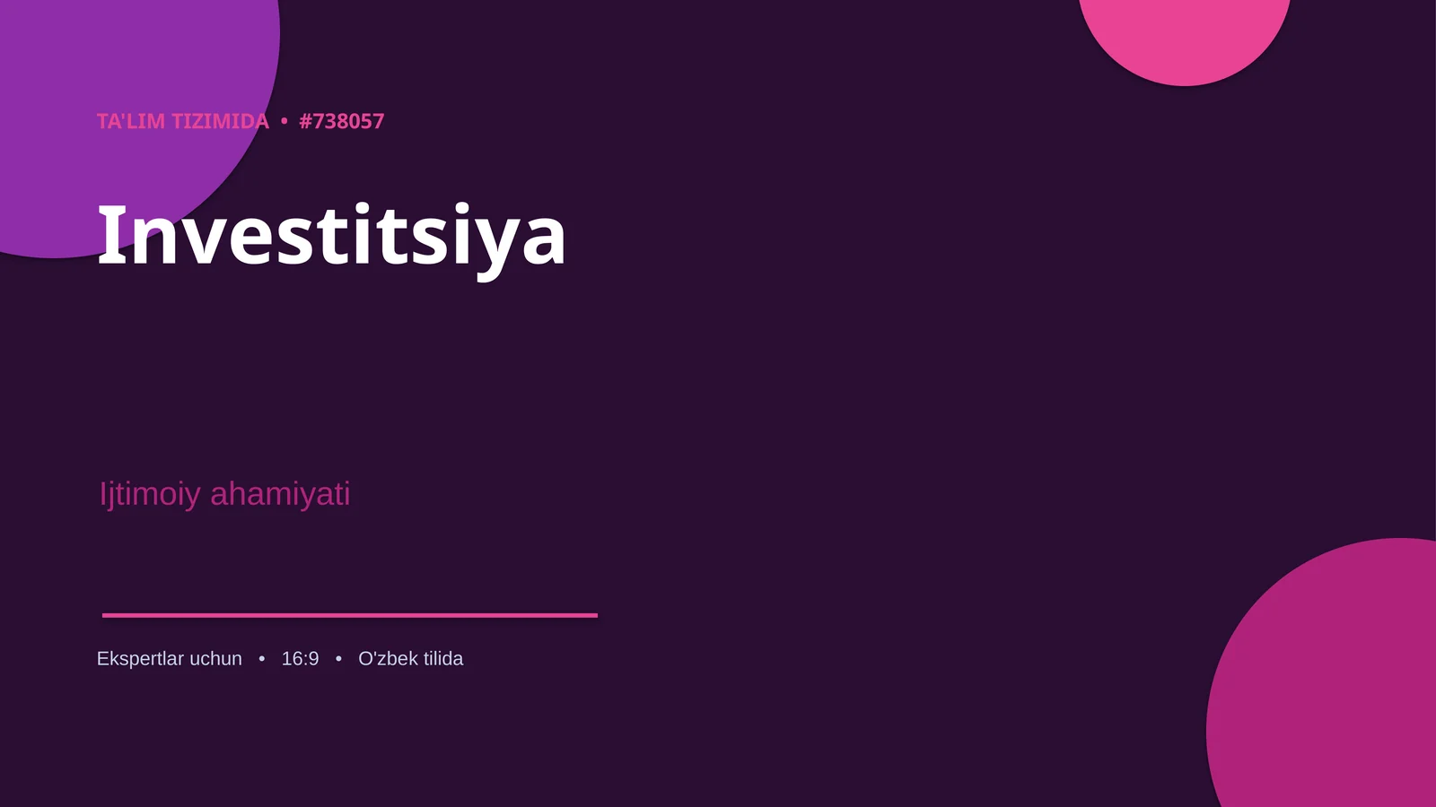 Investitsiya