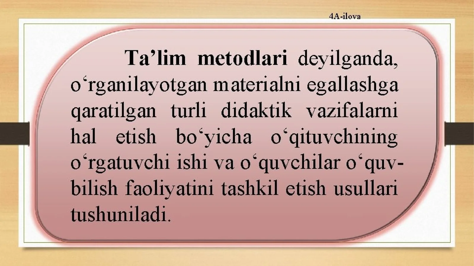 Taʼlim metodlari