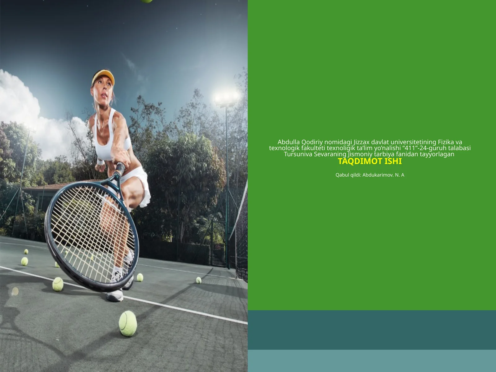 Sodda akrobatik mashqlar