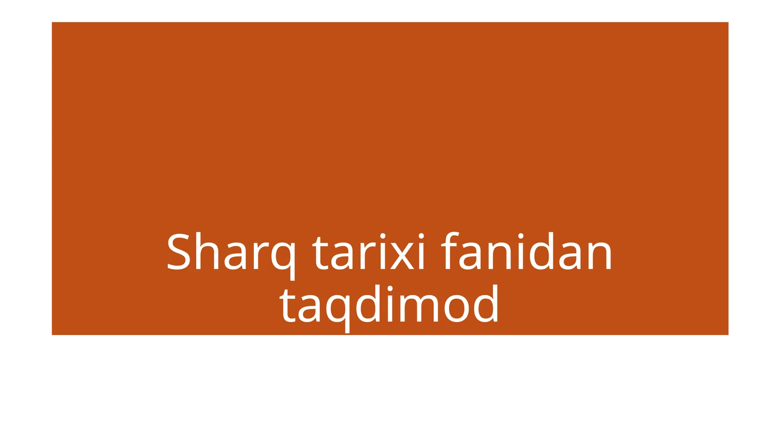 Sharq tarixi Qadimgi Eron