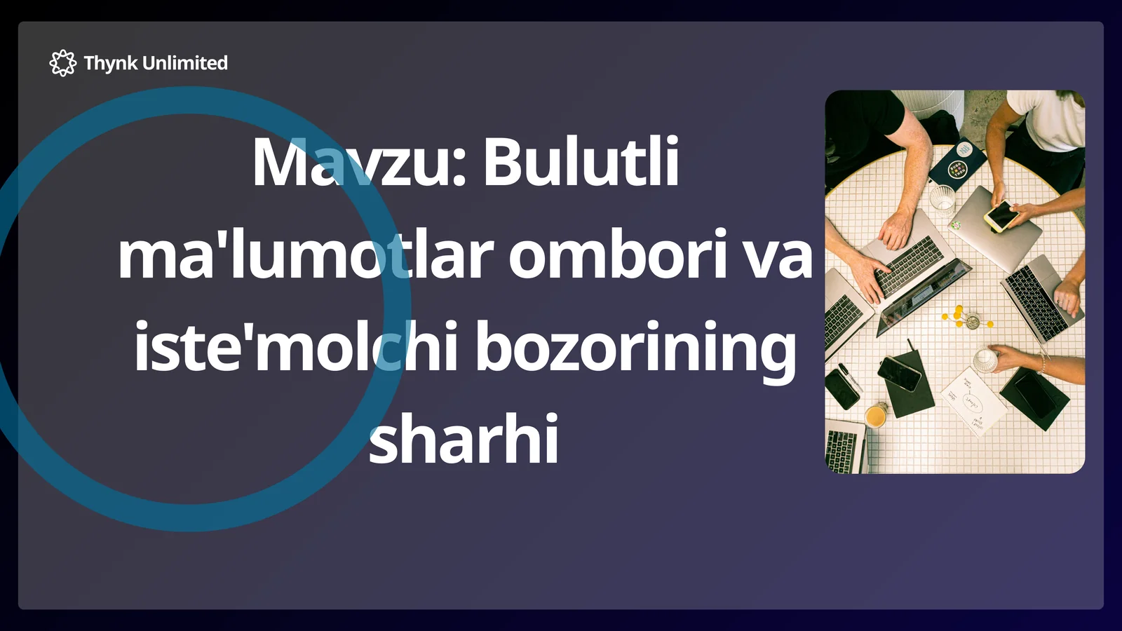 Bulutli ma'lumotlar ombori va iste'molchi bozorining sharhi
