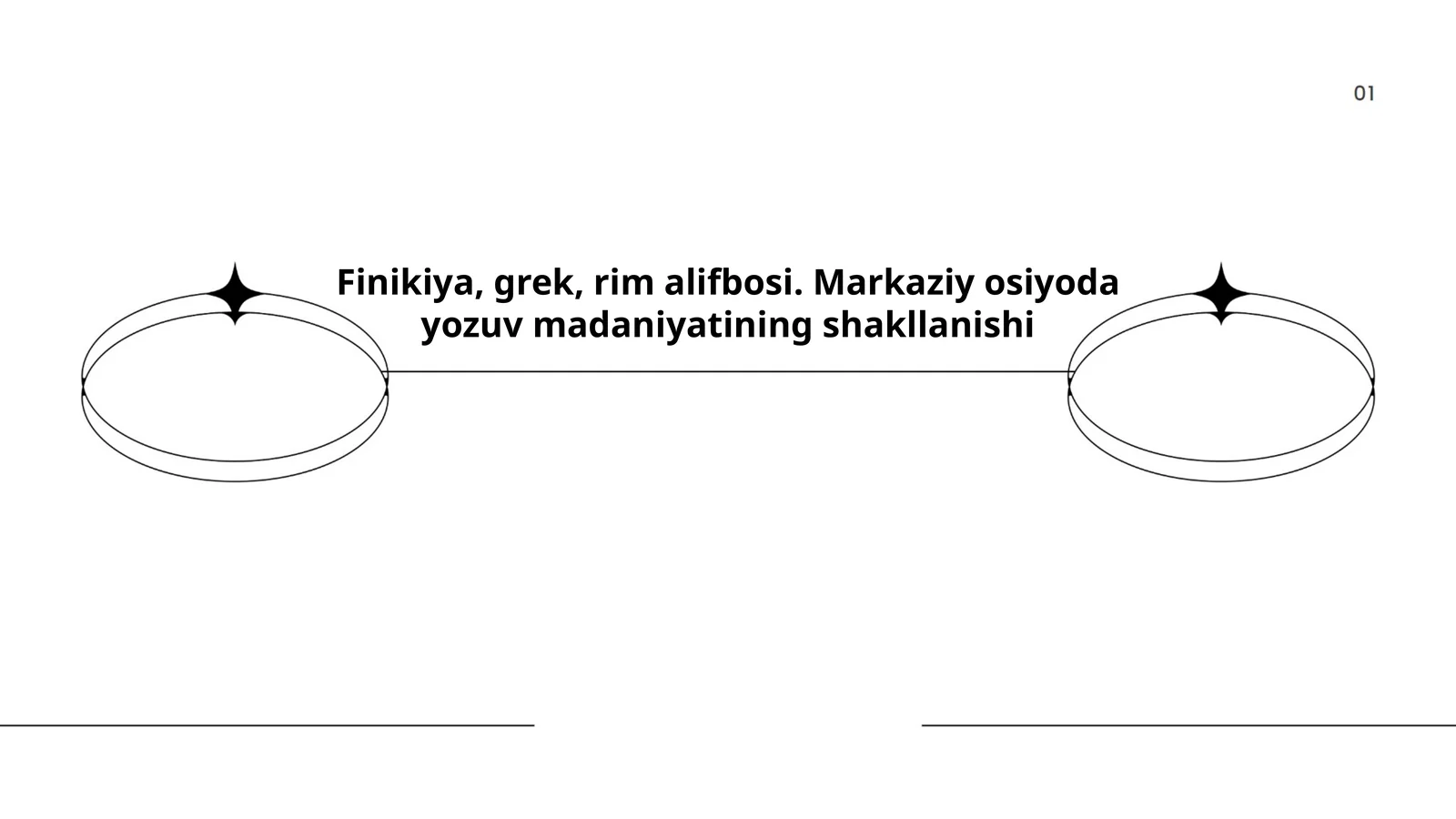 Finikiya, grek, rim alifbosi. Markaziy osiyoda yozuv madaniyatining shakllanishi