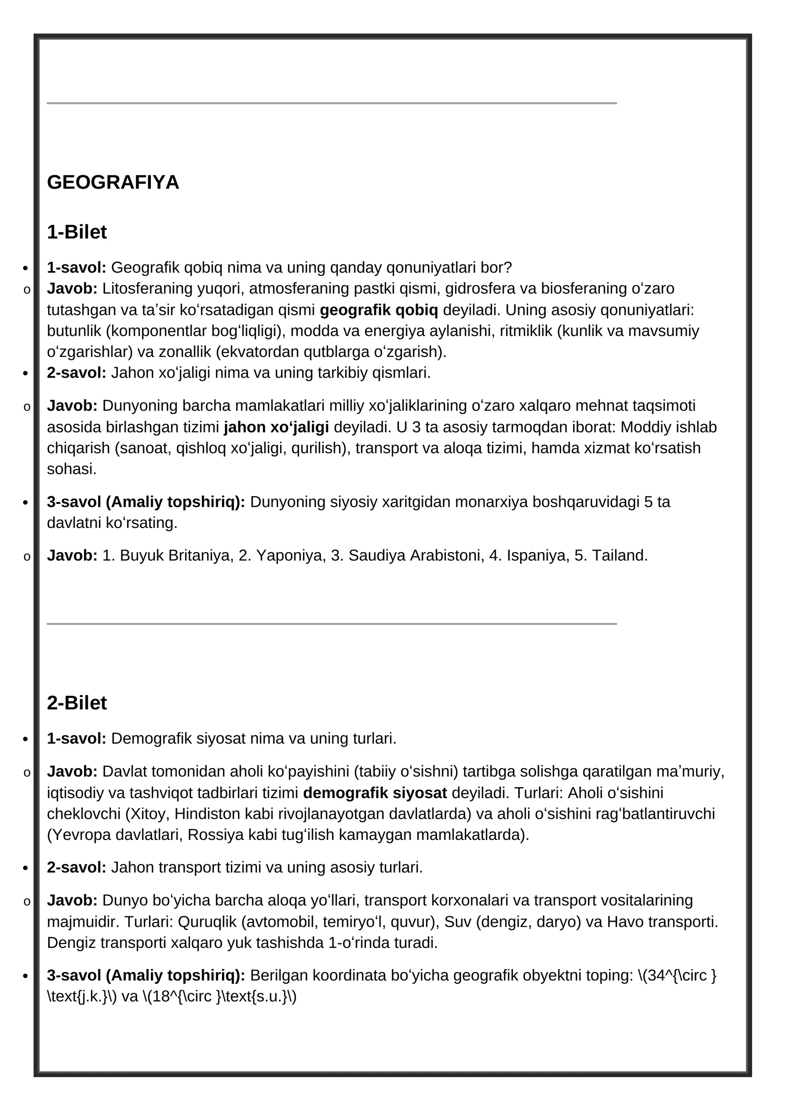 GEOGRAFIYA