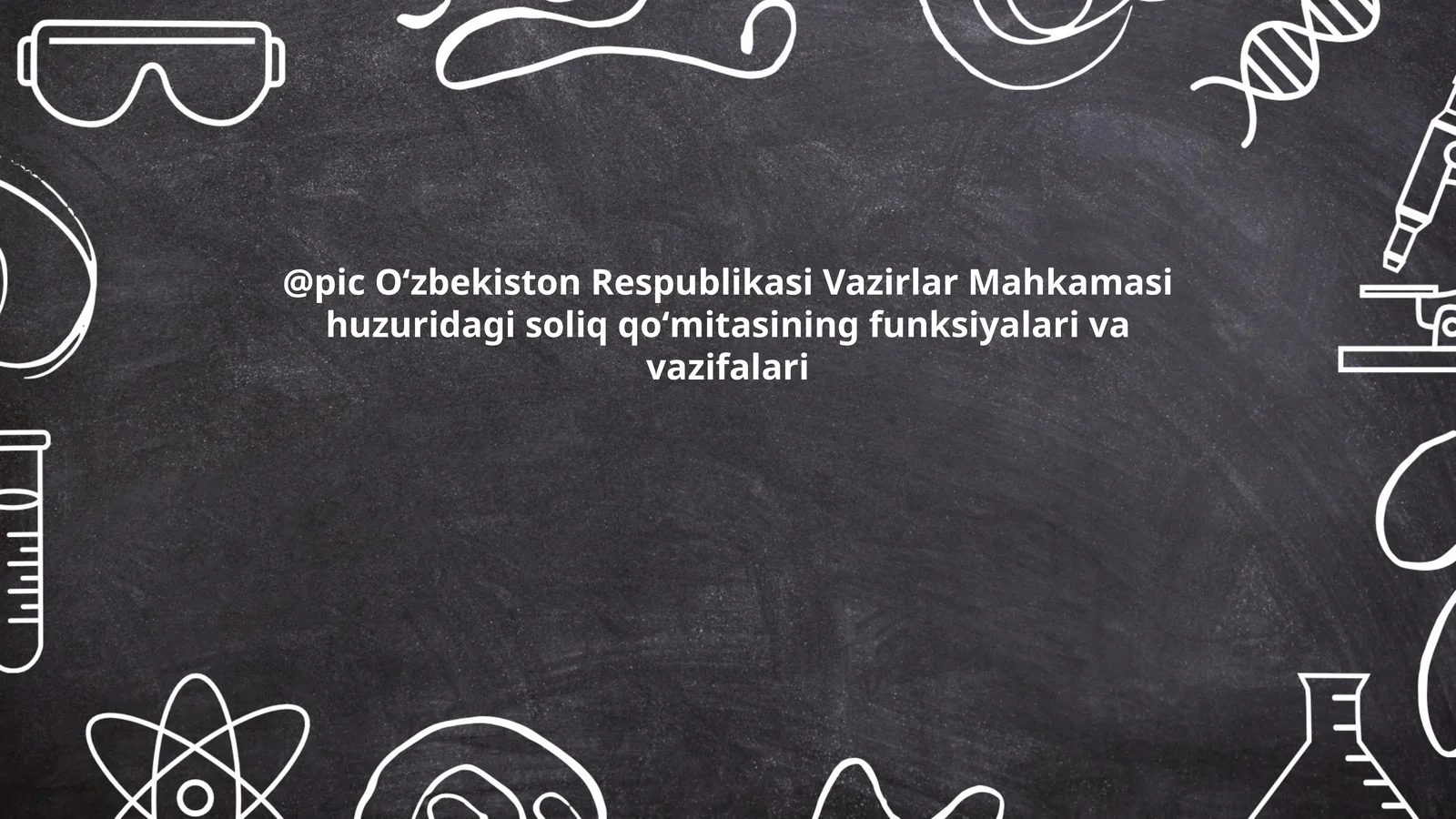 Oʻzbekiston Respublikasi Vazirlar Mahkamasi huzuridagi soliq qoʻmitasining funksiyalari va vazifalari