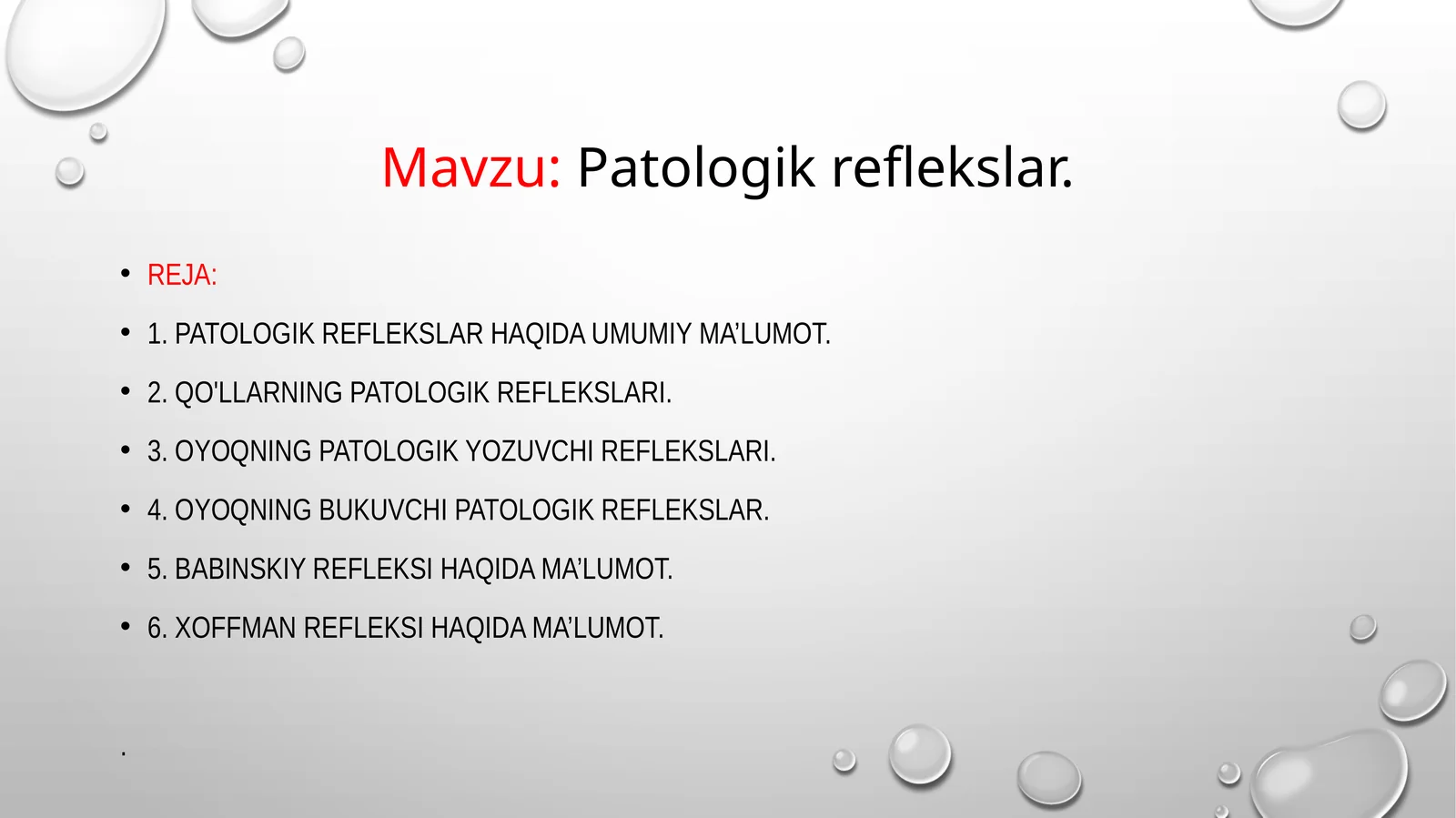 Patologik reflekslar