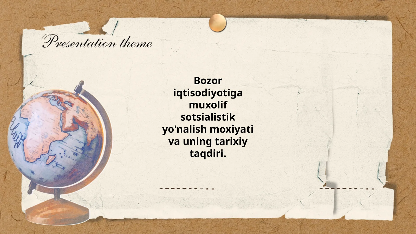 Bozor iqtisodiyotiga muxolif sotsialistik yo'nalish moxiyati va uning tarixiy taqdiri