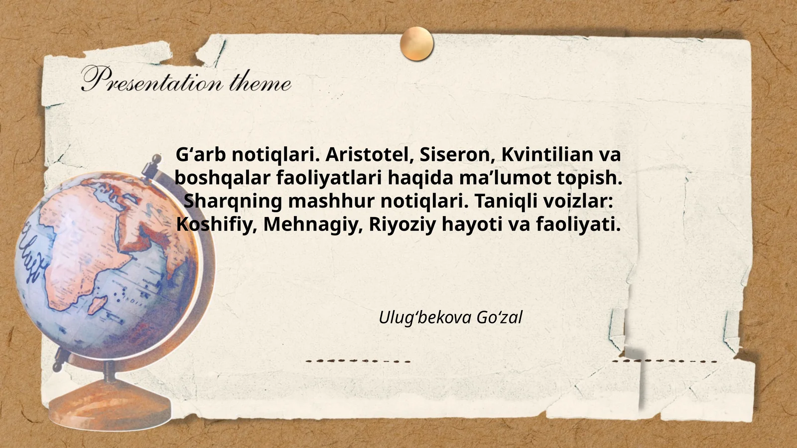 Gʻarb notiqlari. Aristotel, Siseron, Kvintilian va boshqalar faoliyatlari