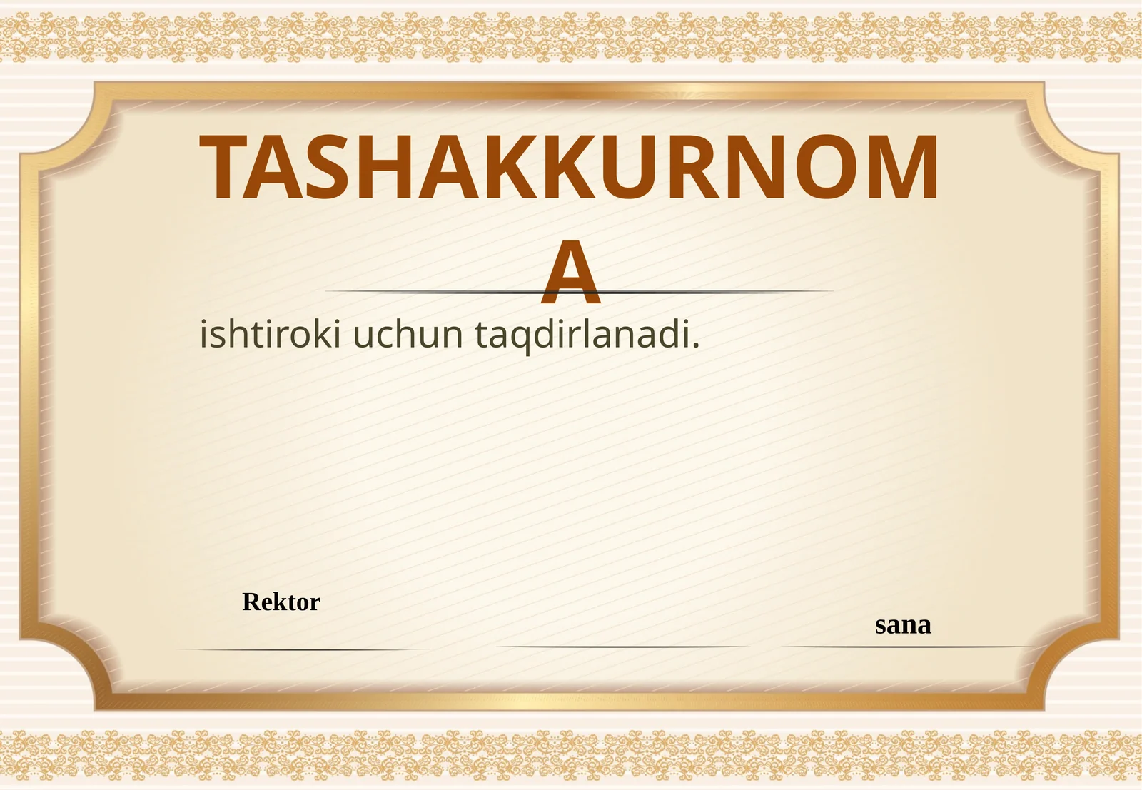tashakkurnoma