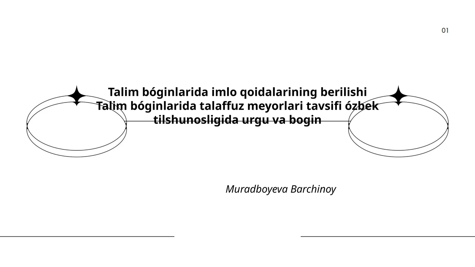 Ta'lim bo'g'inlarida imlo qoidalarining metodik asoslari