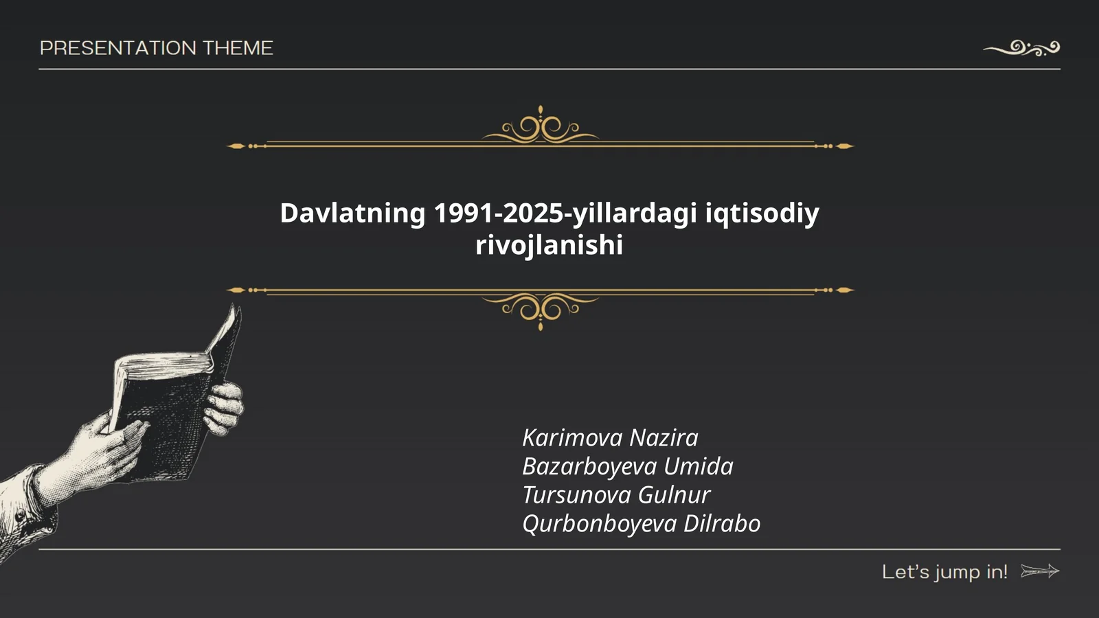 Davlatning 1991-2025-yillardagi iqtisodiy rivojlanishi
