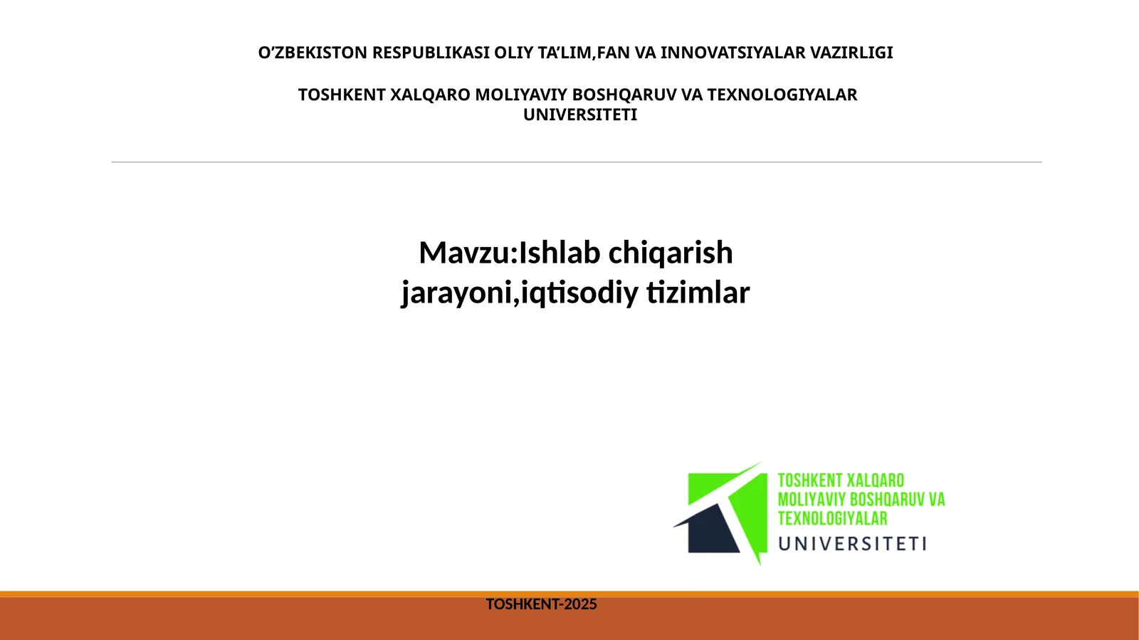 Ishlabchiqarish jarayoni, iqtisodiy tizimlar