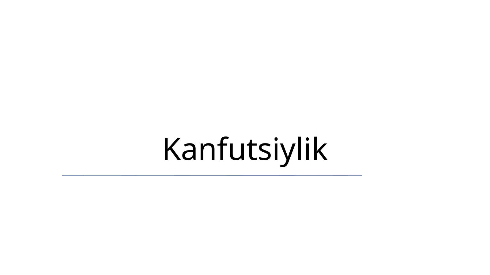 Kanfutsiylik