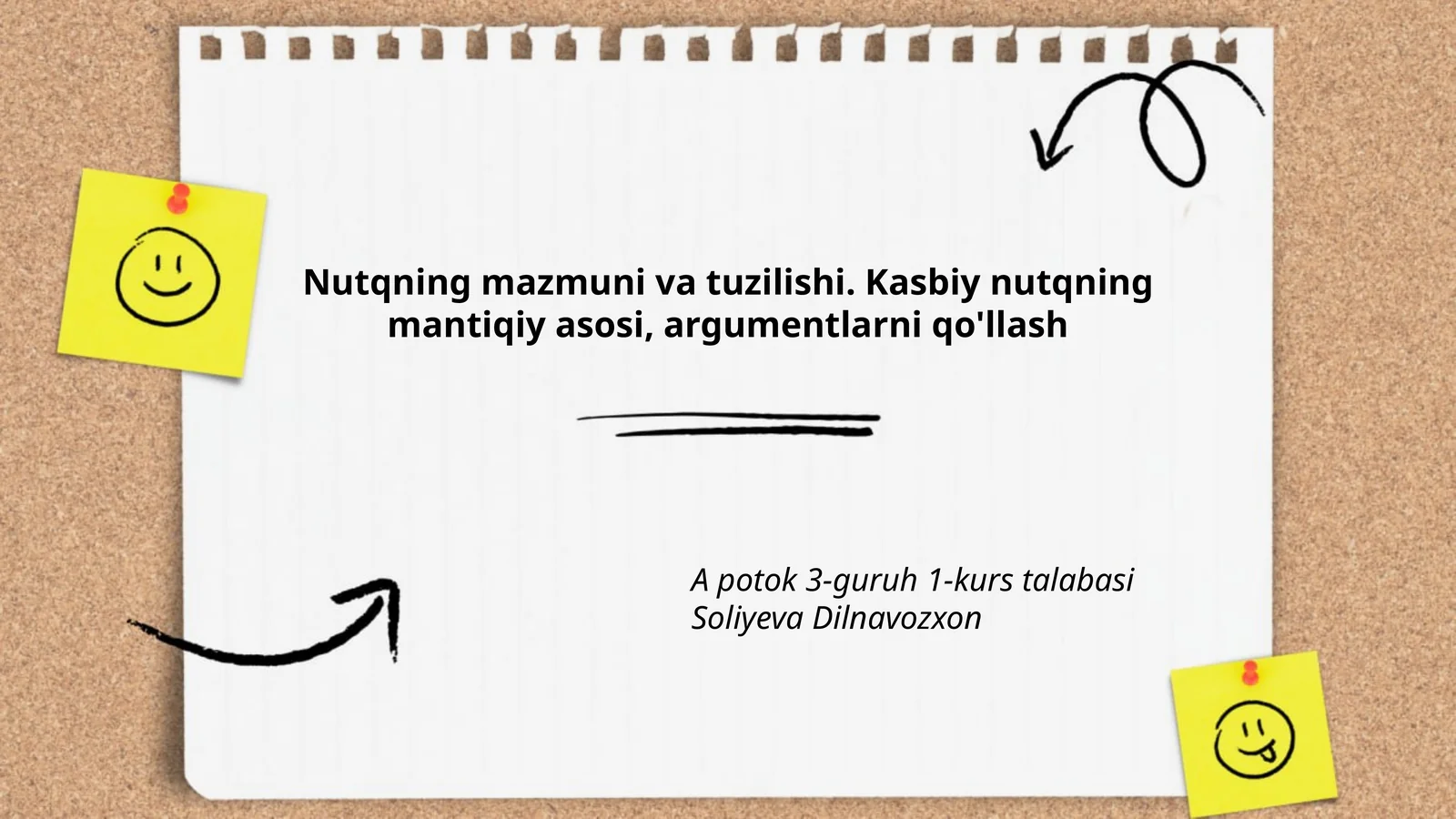 Nutqning mazmuni va tuzilishi