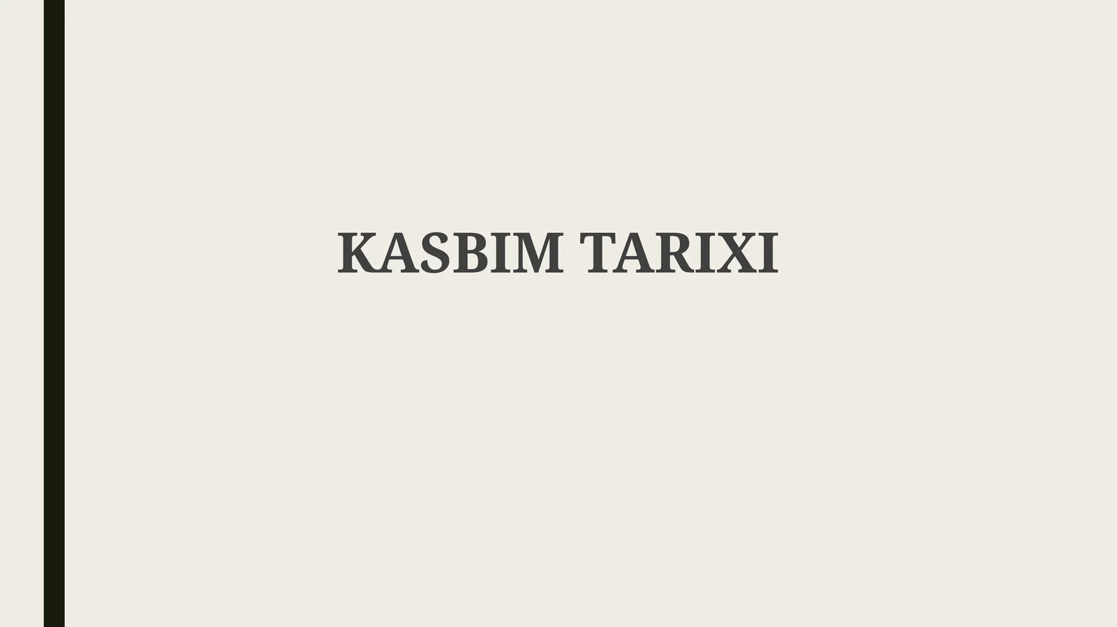 KASBIMTARIXI