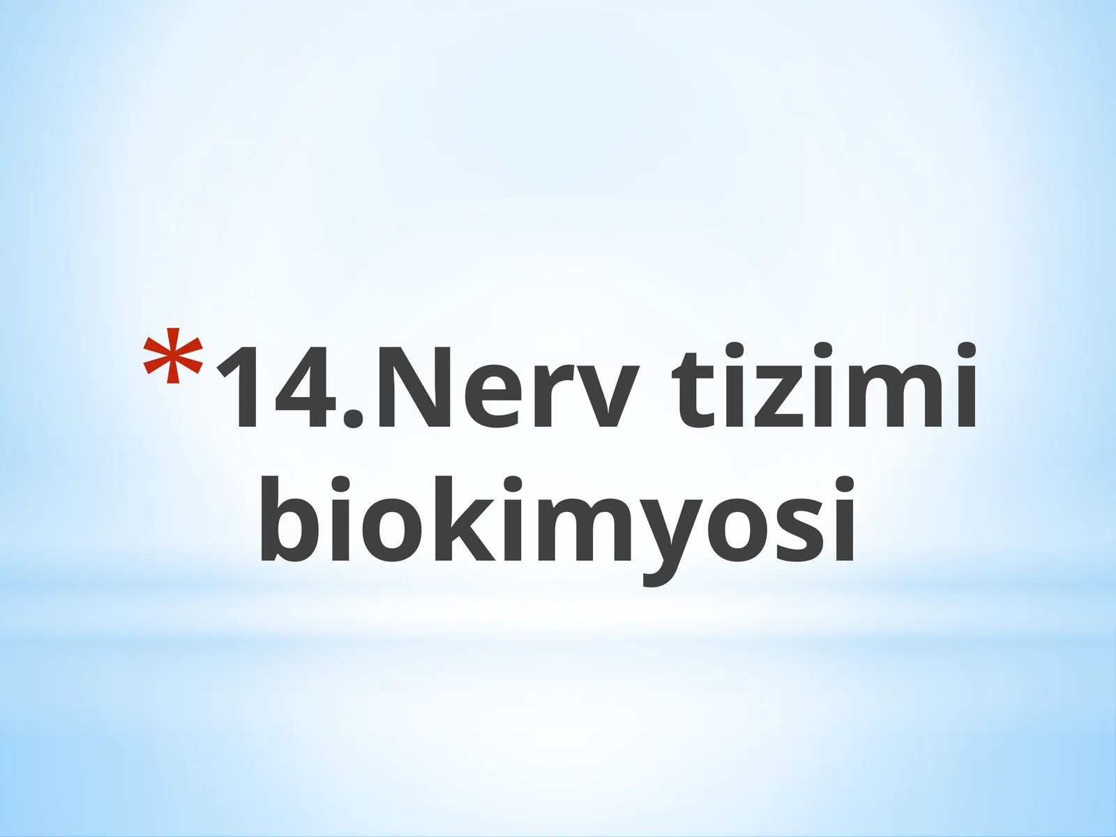 Nervtizimibiokimyosi