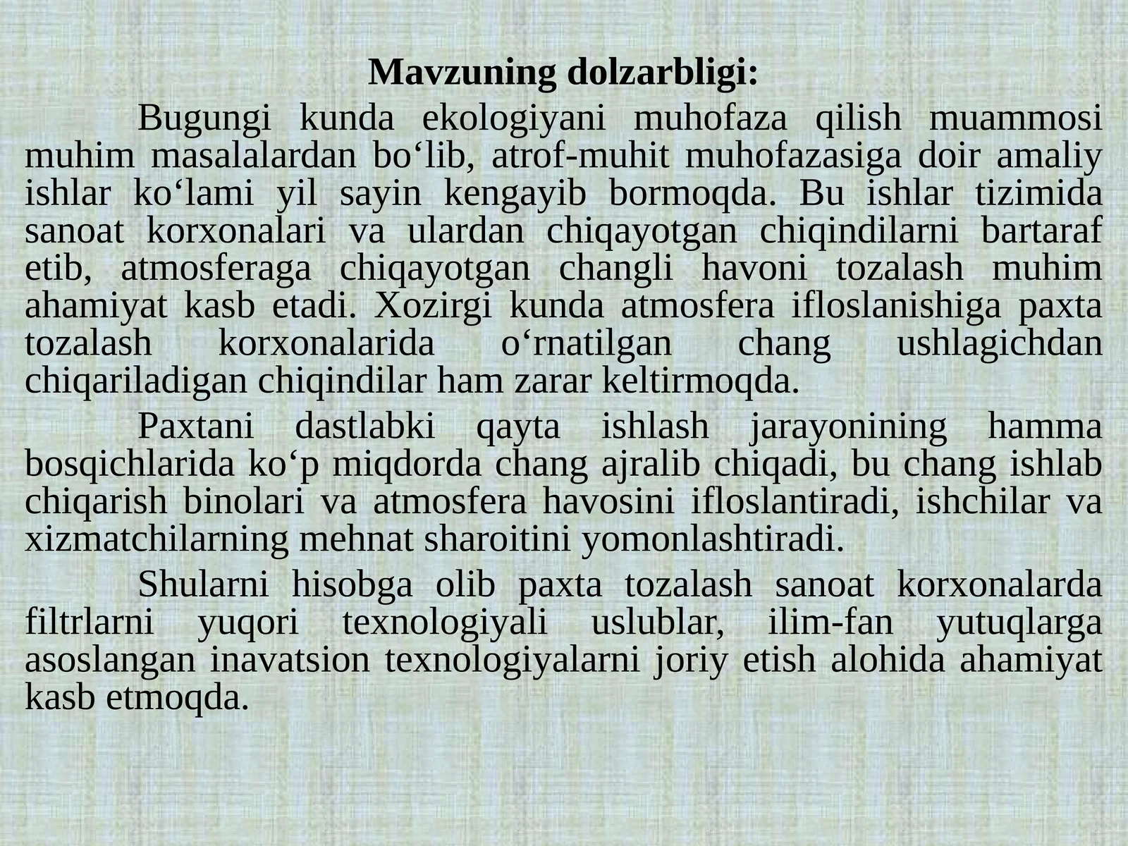Ekologik muhofaza