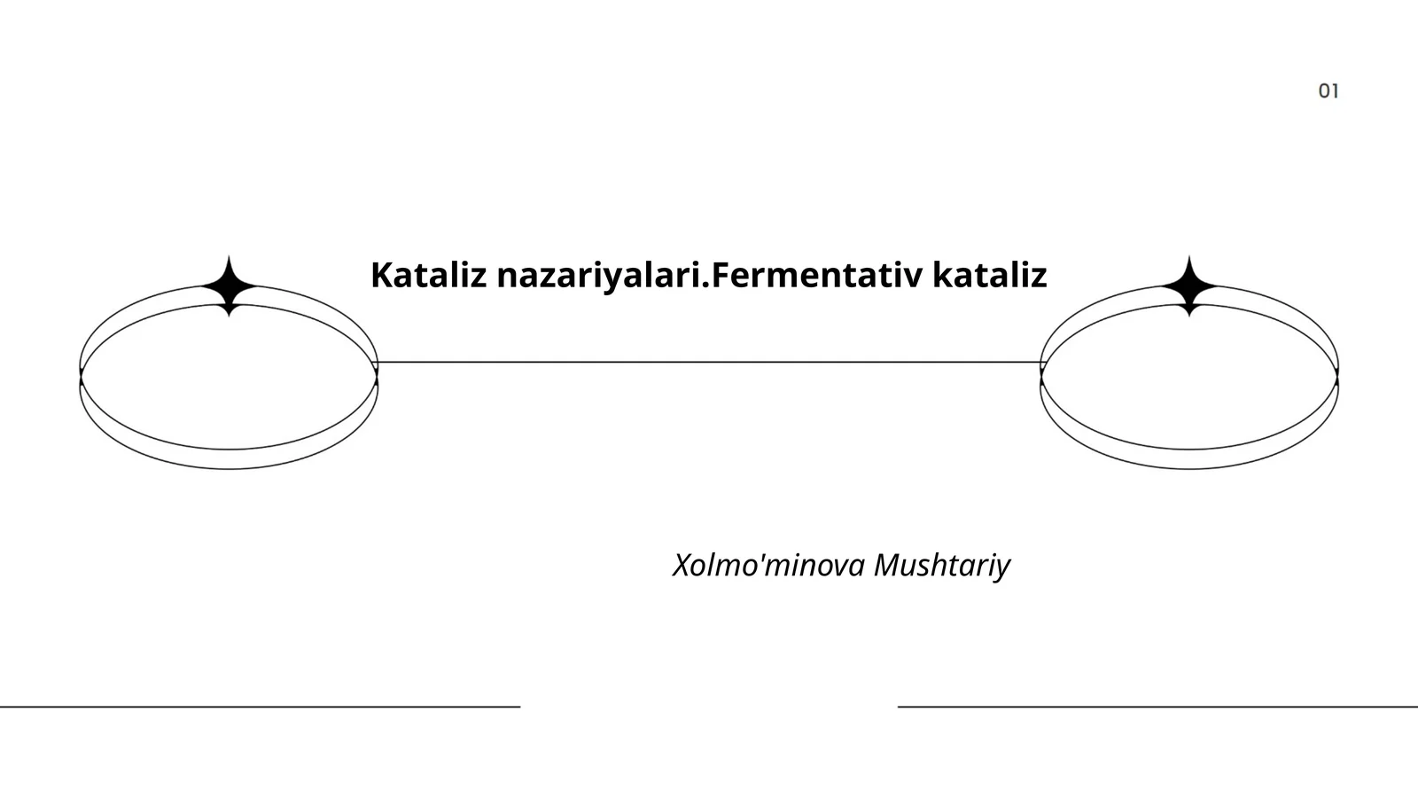 Kataliz nazariyalari.Fermentativ kataliz