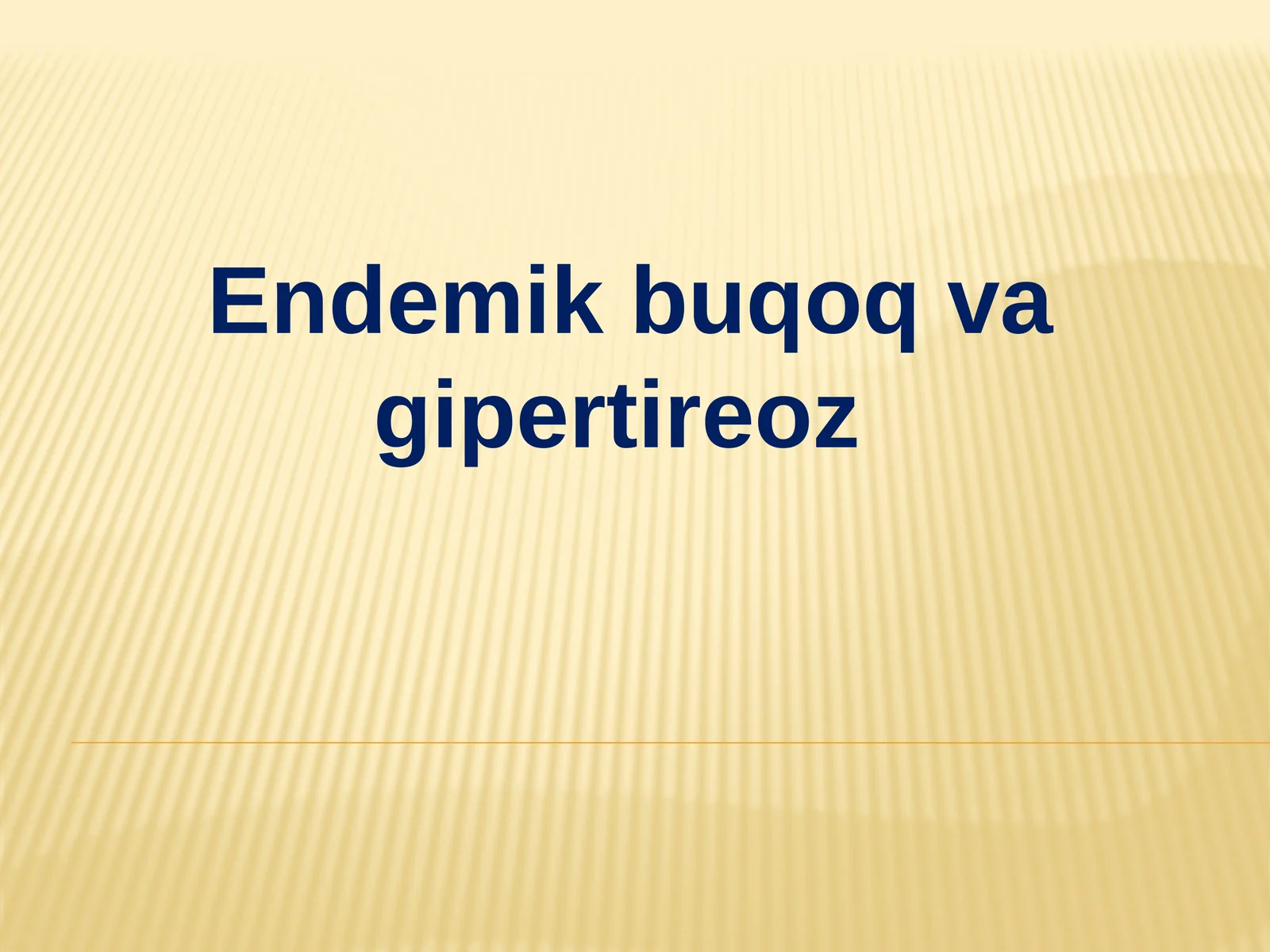 Endemik buqoq va gipertireoz