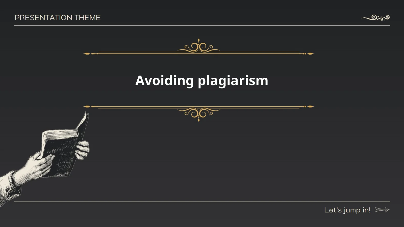 Avoiding plagiarism