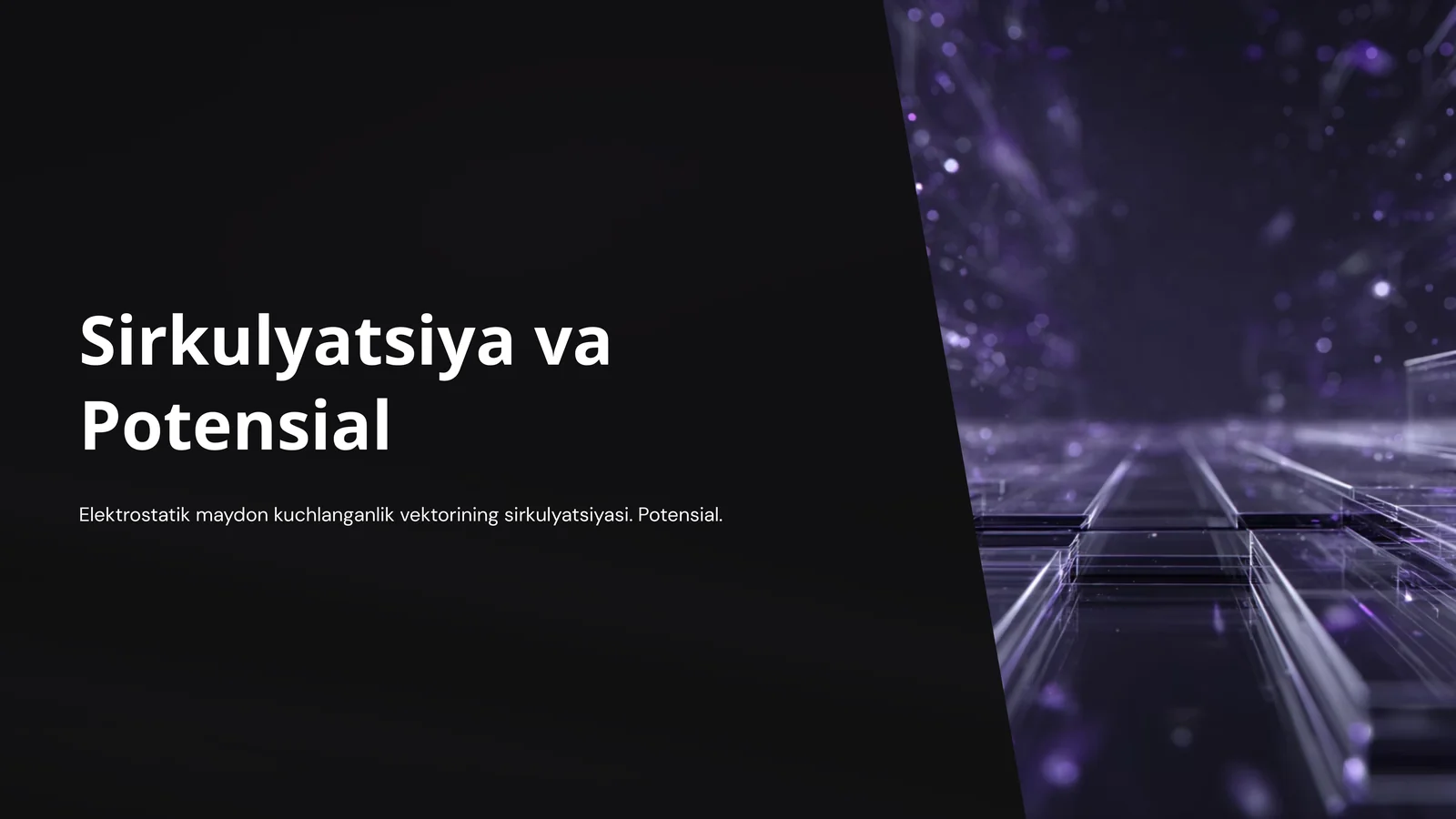 Sirkulyatsiya va Potensial