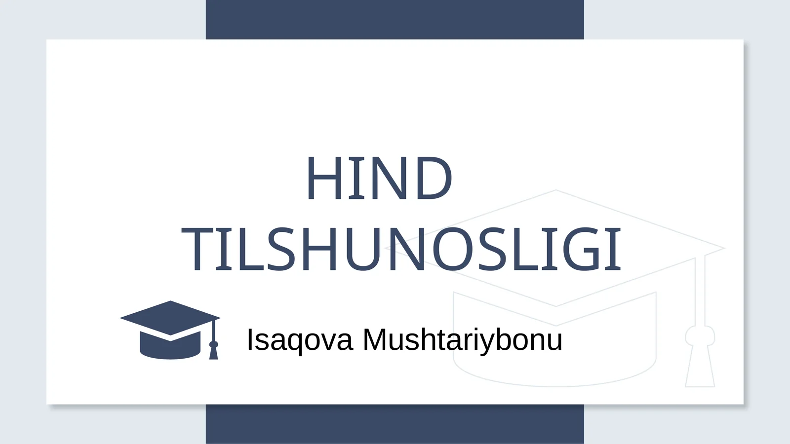 Hind tilshunosligi