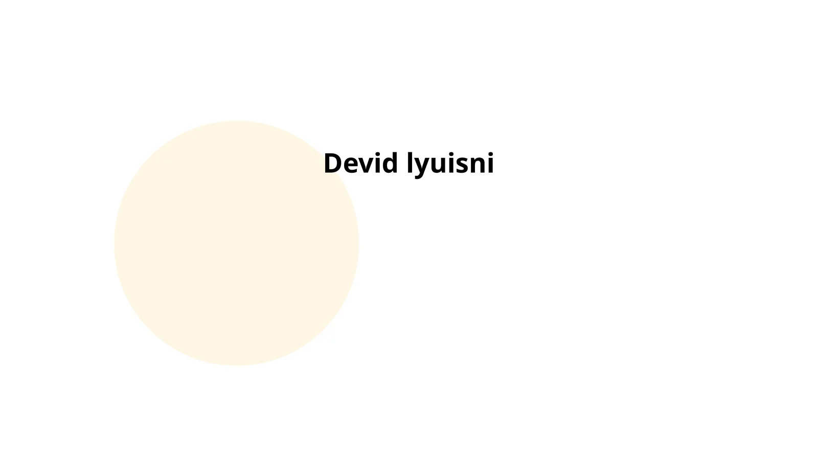 Devid lyuisni kerativlikka oid pedagogik fikirlari