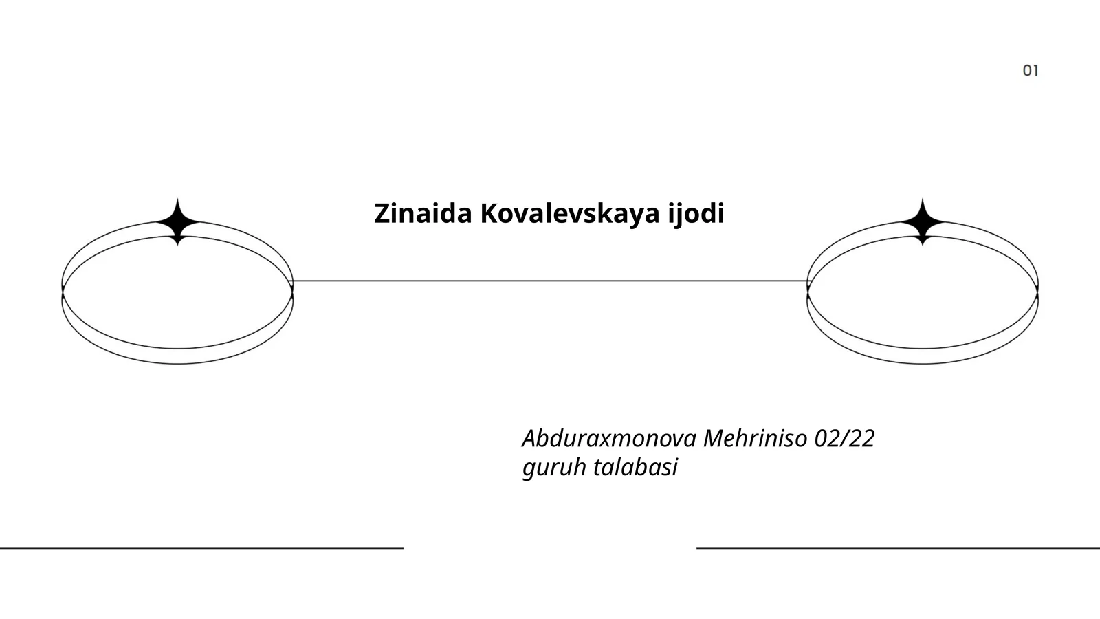 Zinaida Kovalevskaya ijodi